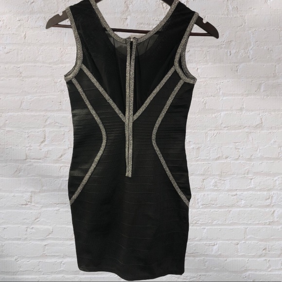 šFall Saleš WOW Couture Navy & Silver Dress - Picture 3 of 5